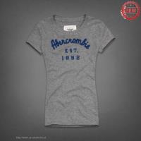 dames abercrombie fitch korte tees est 92 blauw grijs Rotterdam Shop 4kodp299